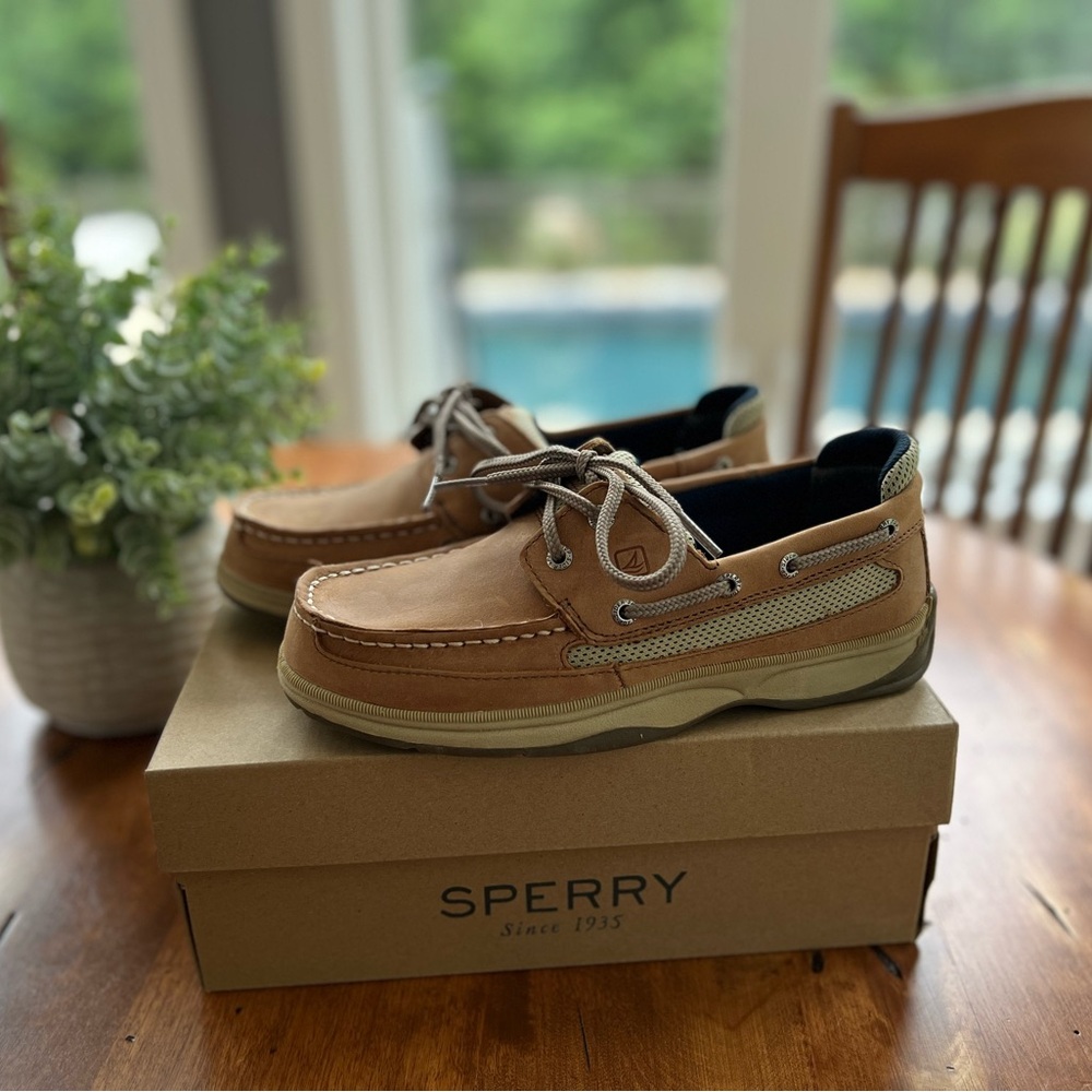 Sperry Boy’s Light Brown Boat Shoes